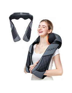 Masajeador Eléctrico Shiatsu Cuello y Espalda con Calor - Ceamorfco