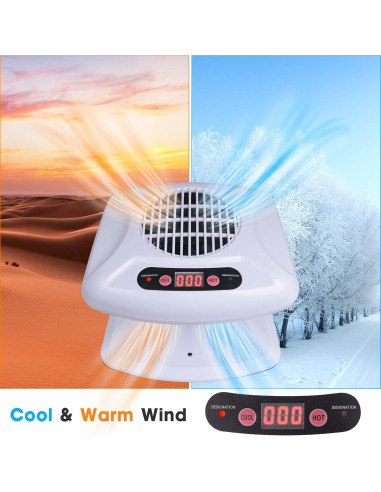 Secador de Uñas Gegong Air 300W con Sensor Automático - Azul Claro