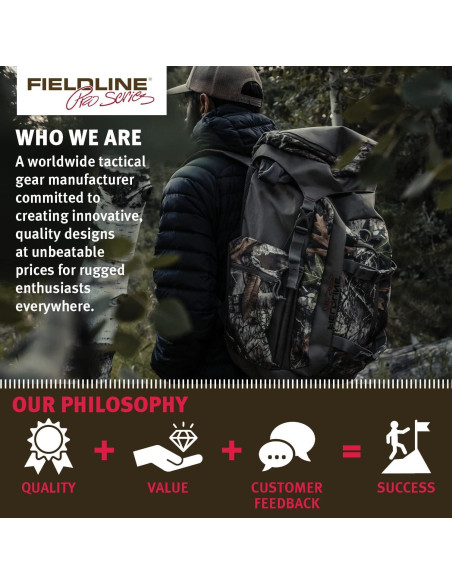 Mochila de Caza para Mujeres Fieldline Treeline 31.8L Camuflada Mochila de Caza para Mujeres Fieldline Treeline 31.8L Camuflada