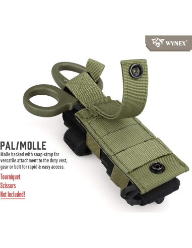 Soporte para Torniquete WYNEX Nylon Verde Ejército MOLLE