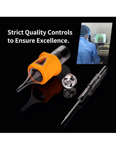 Agujas de Cartucho BIGWASP 1001RL 20Pcs Liner Redondo