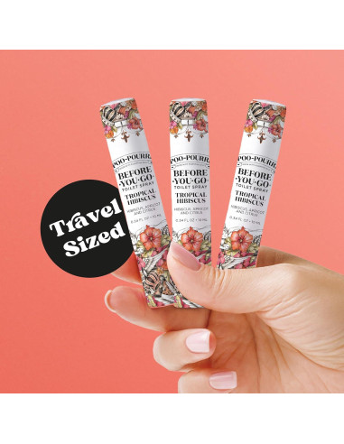 Poo-Pourri Spray de Inodoro Hibisco Tropical 10 mL - Viaje
