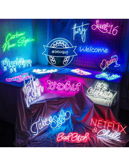 Cartel de Neón Personalizado LED LC SIGN para Bodas y Eventos Cartel de Neón Personalizado LED LC SIGN para Bodas y Eventos