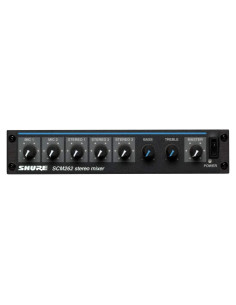 Mezclador de Micrófono Estéreo Shure SCM262 5 Canales 12V