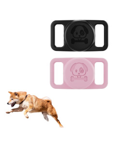 Soporte para Collar de Perro AirTag FIRSAL - Pack de 2, Silicona