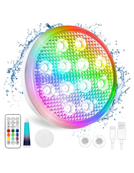 Luces LED Sumergibles TEPENAR 2023 - Control Remoto IP68 Luces LED Sumergibles TEPENAR 2023 - Control Remoto IP68