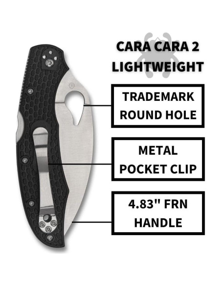 Cuchillo Plegable Spyderco Cara Cara 2 Wharncliffe 21.84cm Cuchillo Plegable Spyderco Cara Cara 2 Wharncliffe 21.84cm