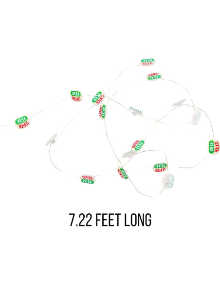Luces de Cuerda LED Silver Buffalo Friends Central Perk 2.13m Luces de Cuerda LED Silver Buffalo Friends Central Perk 2.13m