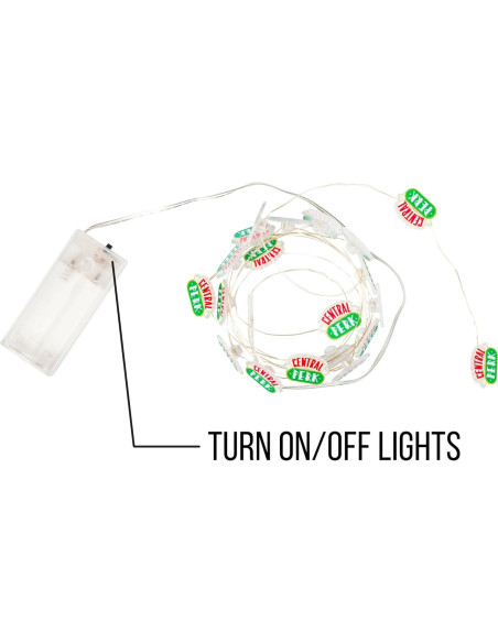Luces de Cuerda LED Silver Buffalo Friends Central Perk 2.13m Luces de Cuerda LED Silver Buffalo Friends Central Perk 2.13m
