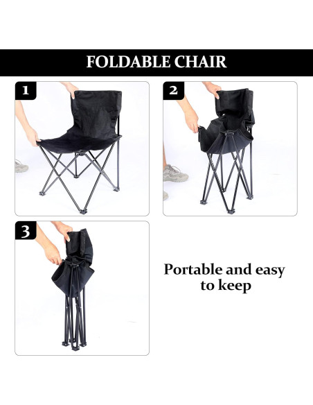 Silla de Camping Plegable YSSOA con Bolsa de Transporte 0.99 kg Silla de Camping Plegable YSSOA con Bolsa de Transporte 0.99 kg