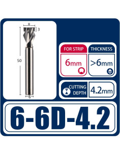 Cortador CNC Neon Hozly 6mm Carburo de Tungsteno 2