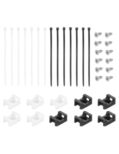 Kit 75 Soportes de Bridas Magnéticas DMiotech 6" para Cables