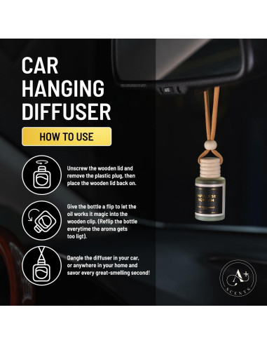 Difusor Colgante para Auto A+ Scents Beach Bum - 60 Días