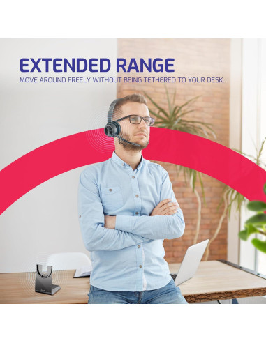 Auricular Inalámbrico Poly Voyager 4310 UC USB-A con Soporte