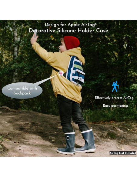 Funda de Etiqueta ALYBSOO 2 Pack Astronautas para Apple Tag Funda de Etiqueta ALYBSOO 2 Pack Astronautas para Apple Tag