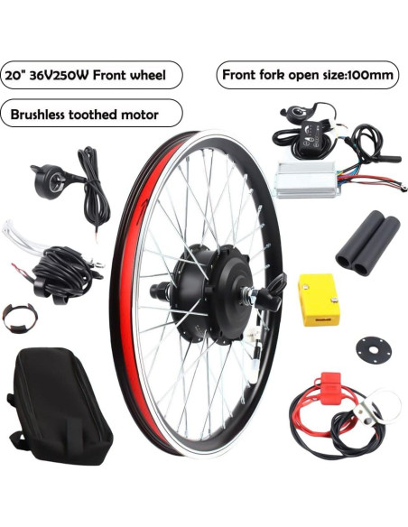 Kit de Conversión E-Bike RibasuBB 20" 36V 250W con Pantalla LCD Kit de Conversión E-Bike RibasuBB 20" 36V 250W con Pantalla LCD