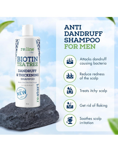 Champú Anticaspa para Hombres Paisle Botanics 227 ml Biotina