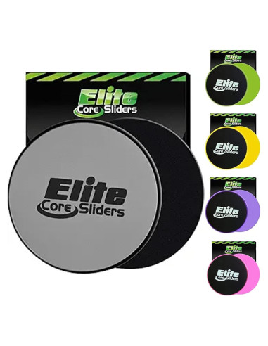 Deslizadores de Núcleo Elite Sportz - Paquete de 2 Discos 18 cm