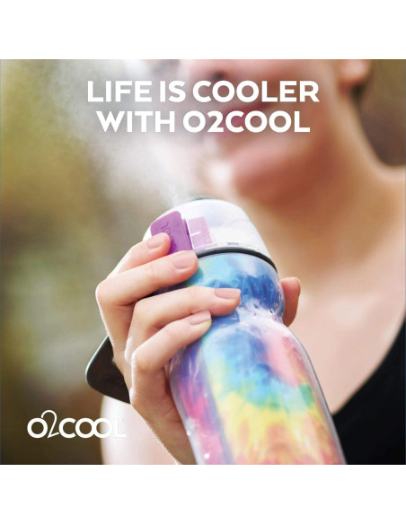 Botella de Agua O2COOL Mist N' Sip 709ml Patriota Reutilizable Botella de Agua O2COOL Mist N' Sip 709ml Patriota Reutilizable