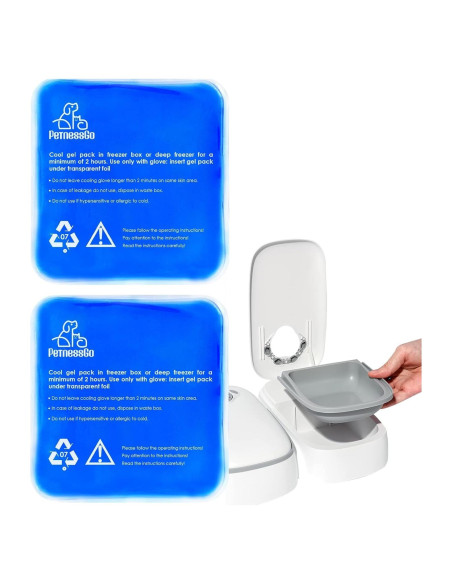 Paquete de Hielo ZMAYPLUS para Comedero Automático Mascotas Paquete de Hielo ZMAYPLUS para Comedero Automático Mascotas