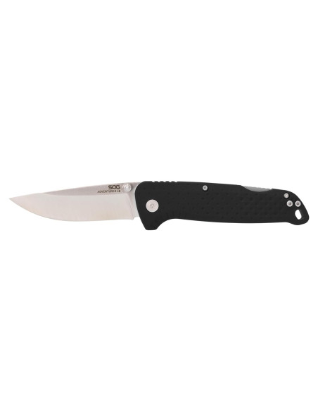 Cuchillo Plegable SOG Aventurero LB Negro Satinado Cuchillo Plegable SOG Aventurero LB Negro Satinado