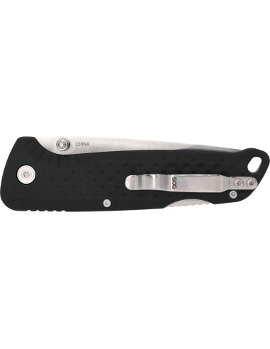 Cuchillo Plegable SOG Aventurero LB Negro Satinado