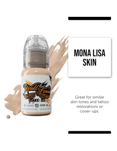 Tinta para Tatuajes Vegana World Famous 14.79 ml Piel Mona Lisa 2
