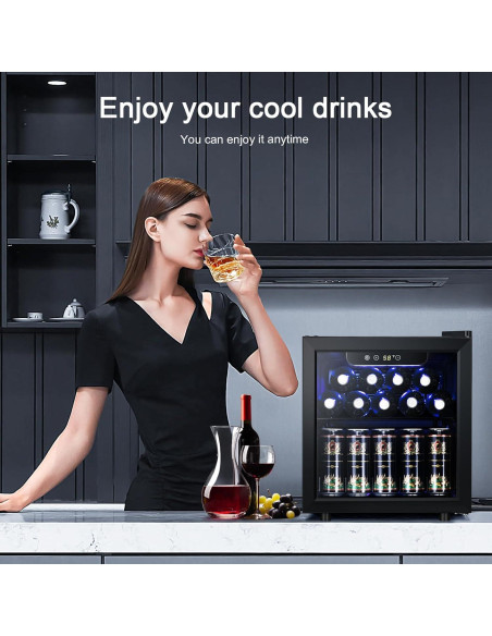 Refrigerador de Bebidas Antarctic Star 48 Latas 12 Botellas 1.3 Pies Refrigerador de Bebidas Antarctic Star 48 Latas 12 Botellas 1.3 Pies