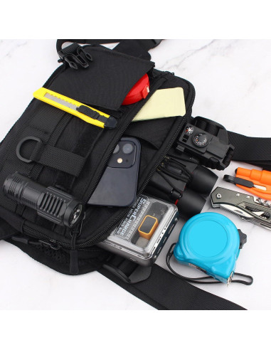 Bolsa de Pecho Compacta JECOLOS Resistente al Agua 24x18cm