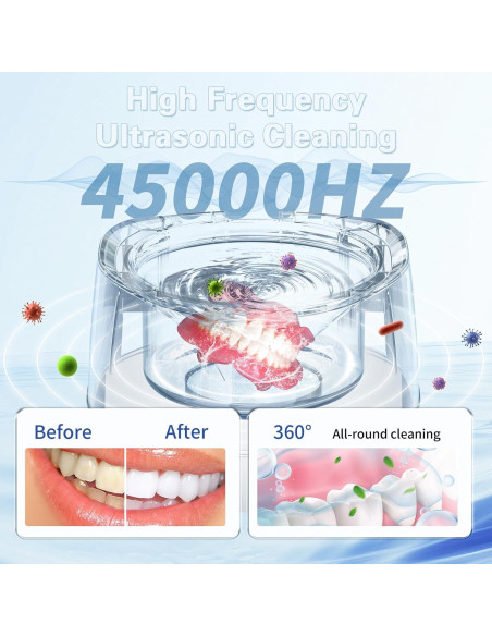 Limpiador Ultrasonico Jexqizy 200ml con Esterilización UV