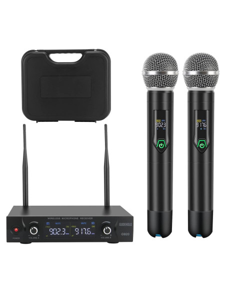 Sistema de micrófono inalámbrico Enping G920 con estuche 20 canales Sistema de micrófono inalámbrico Enping G920 con estuche 20 canales