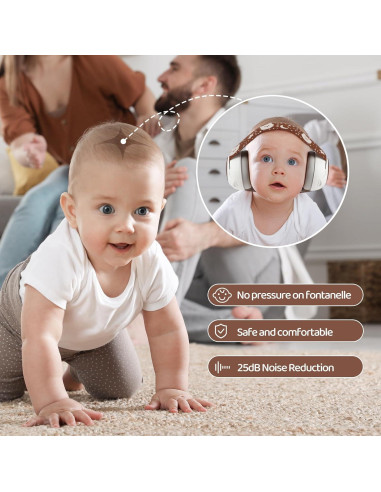 Auriculares YomauiYee para Bebés 25dB Protección Auditiva