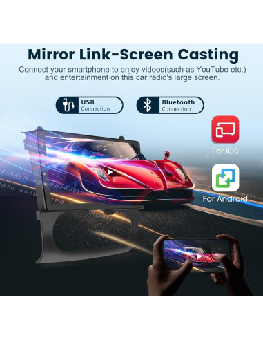 Estéreo de Coche Podofo Android 13 para Nissan Altima 2008-2012 9" HD