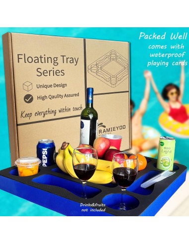 Mesa Flotante para Juegos y Bebidas RAMIEYOO 48x48cm