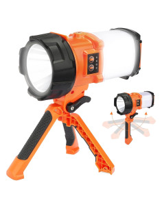 Linterna de Camping Recargable BOBKID 4000LM IPX4 Naranja