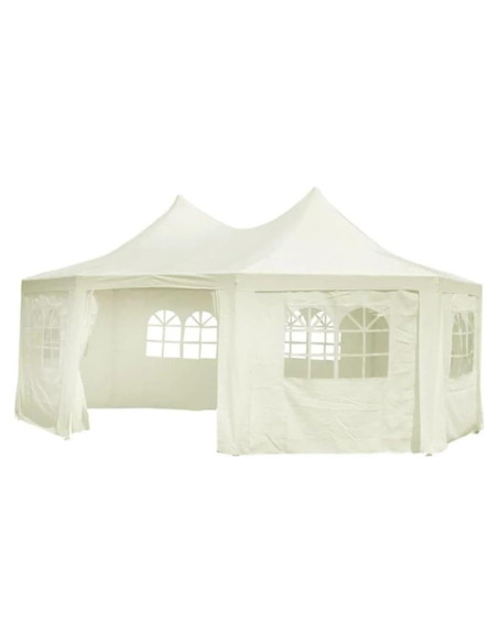 Carpa de Fiesta Octagonal HXUHUWS 6.0m x 4.4m Impermeable Carpa de Fiesta Octagonal HXUHUWS 6.0m x 4.4m Impermeable