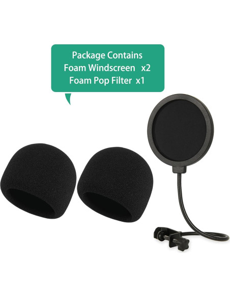 Filtro Pop y Pantalla de Espuma Razer Seiren V2 X - Profesional Filtro Pop y Pantalla de Espuma Razer Seiren V2 X - Profesional