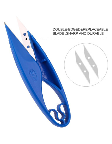 Kit de 4 Descosedores y Cortadores de Hilos CampTek - Ergonomía y Durabilidad
