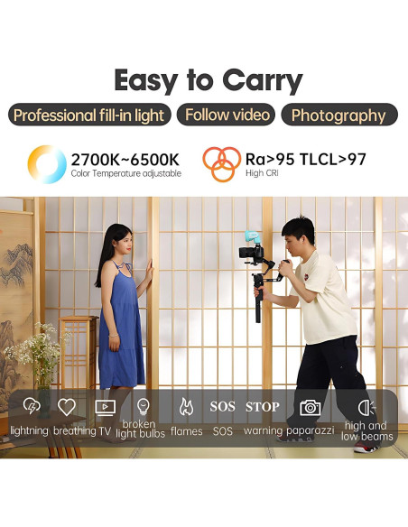 Flash de Cámara JINBEI H1 TTL y Luz LED 12W, 0.05-1.5s Flash de Cámara JINBEI H1 TTL y Luz LED 12W, 0.05-1.5s