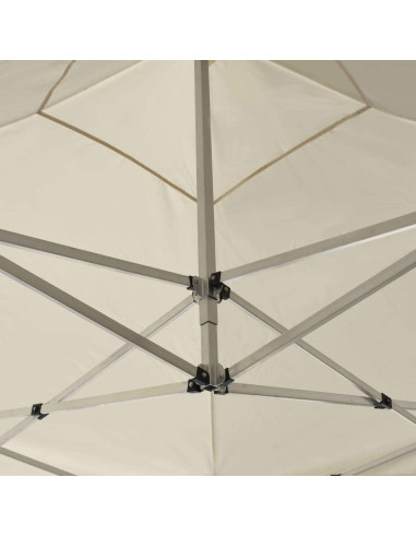Carpa de Fiesta Plegable RINDIGOO 3x3m Crema para Eventos