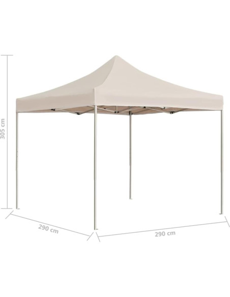 Carpa de Fiesta Plegable RINDIGOO 3x3m Crema para Eventos Carpa de Fiesta Plegable RINDIGOO 3x3m Crema para Eventos