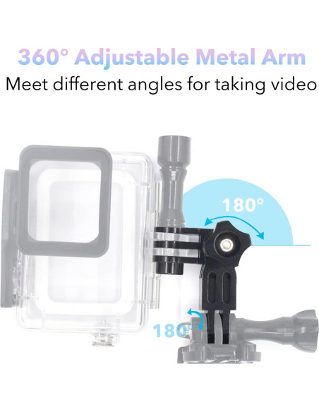 Brazo de Extensión Homeet de Aluminio para Cámaras - Paquete de 2 Brazo de Extensión Homeet de Aluminio para Cámaras - Paquete de 2