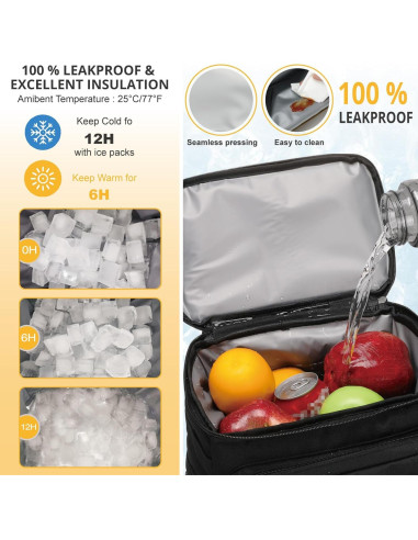 Mochila Táctica Enfriadora ATRIPACK 25L Impermeable Negra