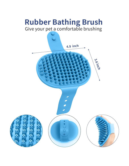 Kit de Aseo para Mascotas WOPQAEM 5 en 1 - Azul Kit de Aseo para Mascotas WOPQAEM 5 en 1 - Azul