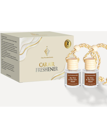 Ambientador de Auto Colgante 4 Fragancias de Hotel - 8ml Ambientador de Auto Colgante 4 Fragancias de Hotel - 8ml
