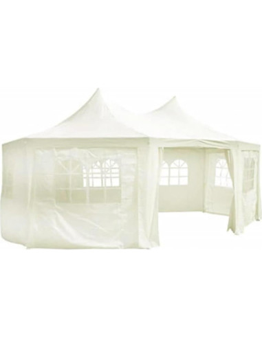 Carpa Octagonal para Fiestas SHARK SHIP 6.0x4.4m Resistente al Agua