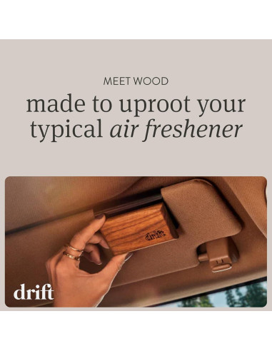 Ambientador de coche Drift - Aroma Ámbar - Recarga 3 unidades