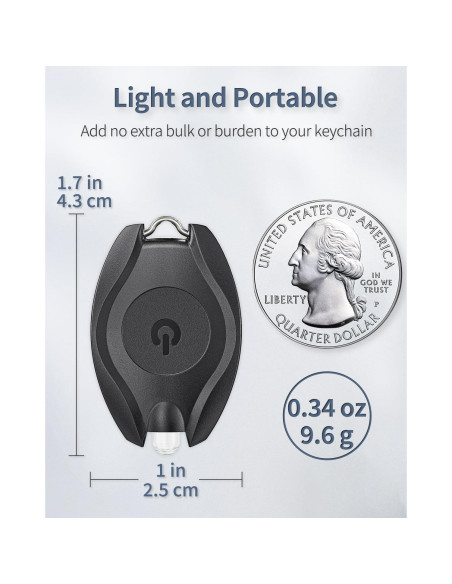 Paquete de 5 Linternas LED Uniclife Mini Llave 14 Lúmenes Paquete de 5 Linternas LED Uniclife Mini Llave 14 Lúmenes