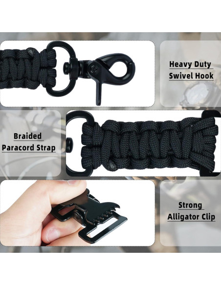 Soporte de Clip para Guantes KUNN - Alta Resistencia, Negro Soporte de Clip para Guantes KUNN - Alta Resistencia, Negro