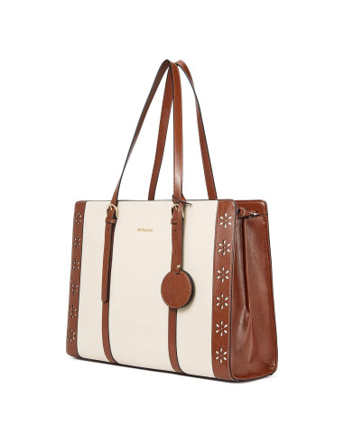Bolsa de Laptop BOSTANTEN para Mujeres 15.6" Cuero Vintage